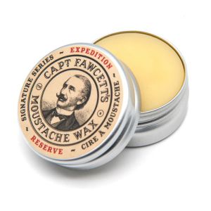 Expedition Reserve Moustache Wax Captain Fawcett - Barattolo Aperto