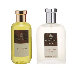 Sandalwood Combo: Gel Doccia + Eau de Cologne | Bottega della Barba