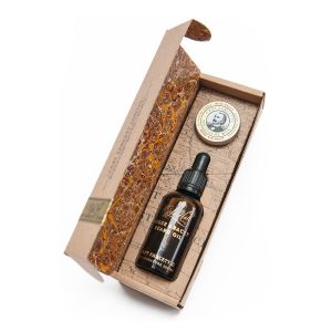 Ricki Hall Booze & Baccy Oil & Wax Gift Set Captain Fawcett