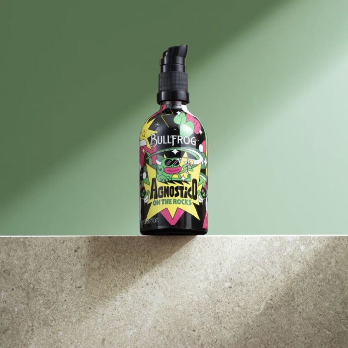 Agnostico On The Rocks Limited Edition by Ericsone Bullfrog balsamo barba multiuso nutriente 100ml