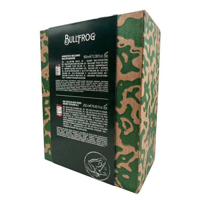 kit regalo smart ritual for him bullfrog confezione